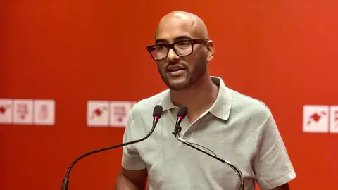 El secretario de Nuevos Derechos, Cooperación y Migraciones del PSIB, Omar Lamin. El secretario de Nuevos Derechos, Cooperación y Migraciones del PSIB, Omar Lamin.