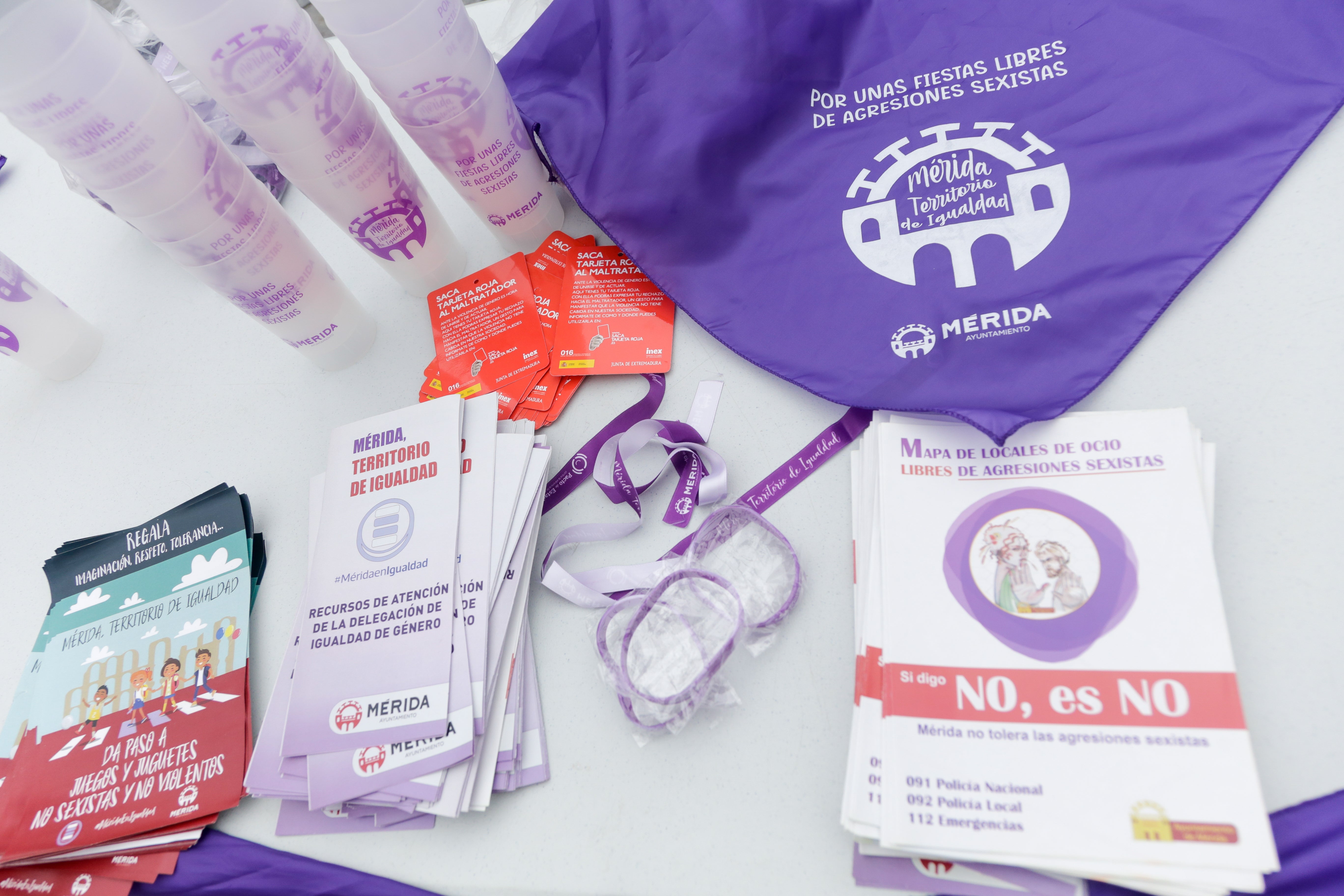 El Ayuntamiento de Mérida instalará varios puntos violeta en la ciudad durante la celebración de la Feria 2025 El Ayuntamiento de Mérida instalará varios puntos violeta en la ciudad durante la celebración de la Feria 2025