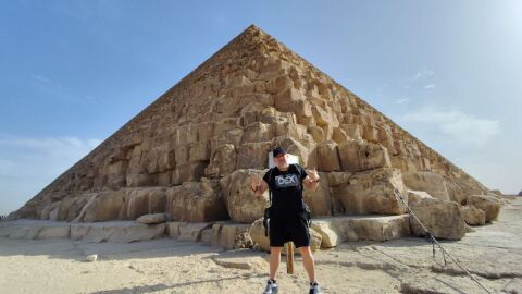 Fran Contreras en Egipto. 