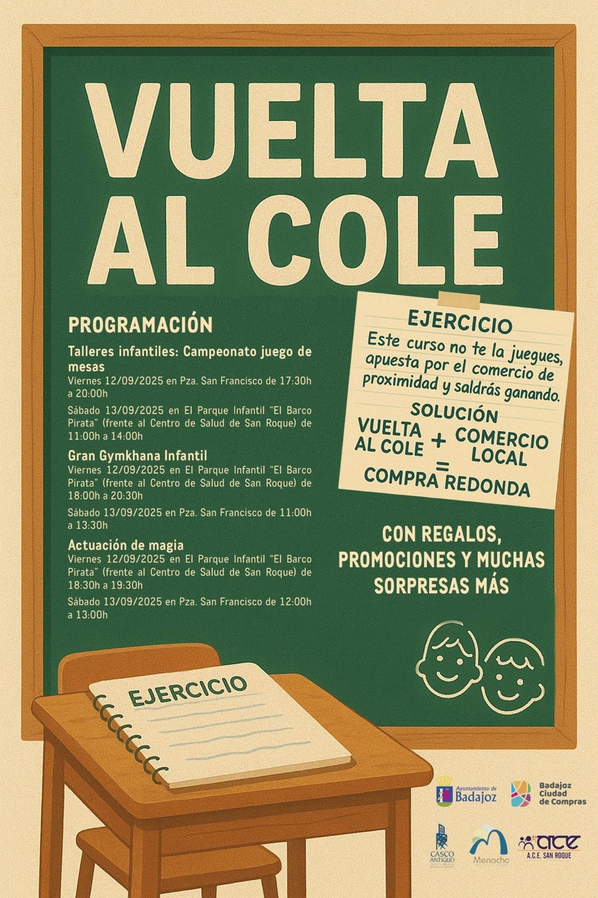 El Ayuntamiento de Badajoz organiza actividades de dinamización en centros comerciales abiertos por la 'Vuelta al cole' El Ayuntamiento de Badajoz organiza actividades de dinamización en centros comerciales abiertos por la 'Vuelta al cole'