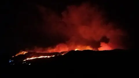 Declarado un incendio forestal en Lubrín ONDA CERO ALMERIA