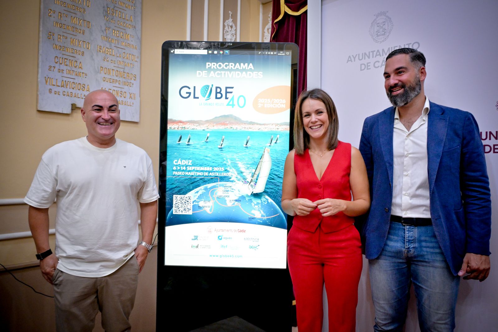 Cádiz presenta las actividades organizadas por la regata Globe 40 Cádiz presenta las actividades organizadas por la regata Globe 40