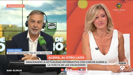 Alsina, en Espejo P&uacute;blico: "IIla deber&iacute;a recordar que tiene una dignidad como presidente auton&oacute;mico"