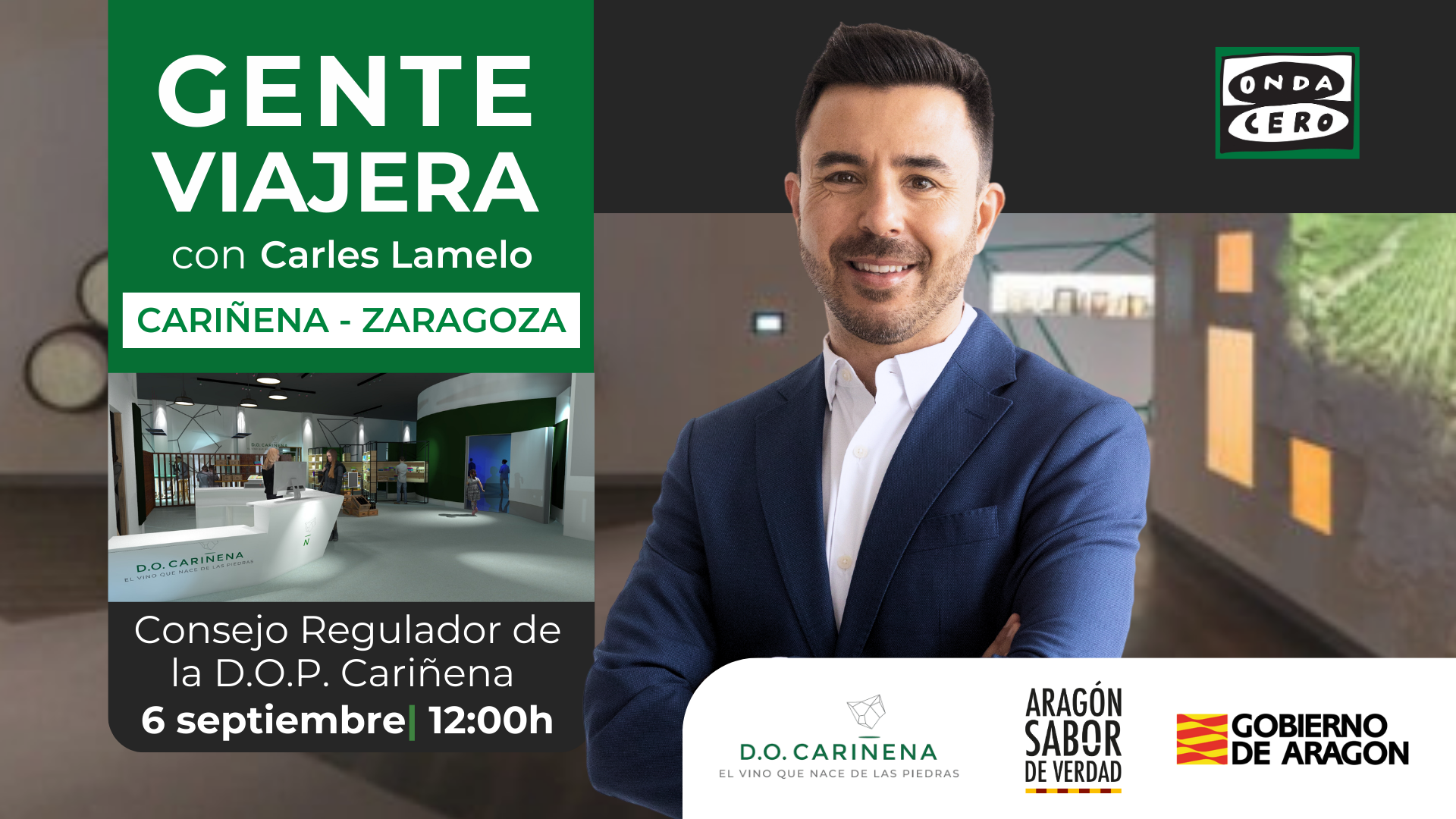 Arranca la nueva temporada de Gente Viajera con un especial desde Cariñena, 'Ciudad Europea del Vino' Arranca la nueva temporada de Gente Viajera con un especial desde Cariñena, 'Ciudad Europea del Vino'