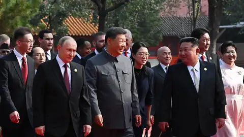 China celebra los 80 años del fin de la Segunda Guerra Mundial con Putin y Kim jong Un como invitados