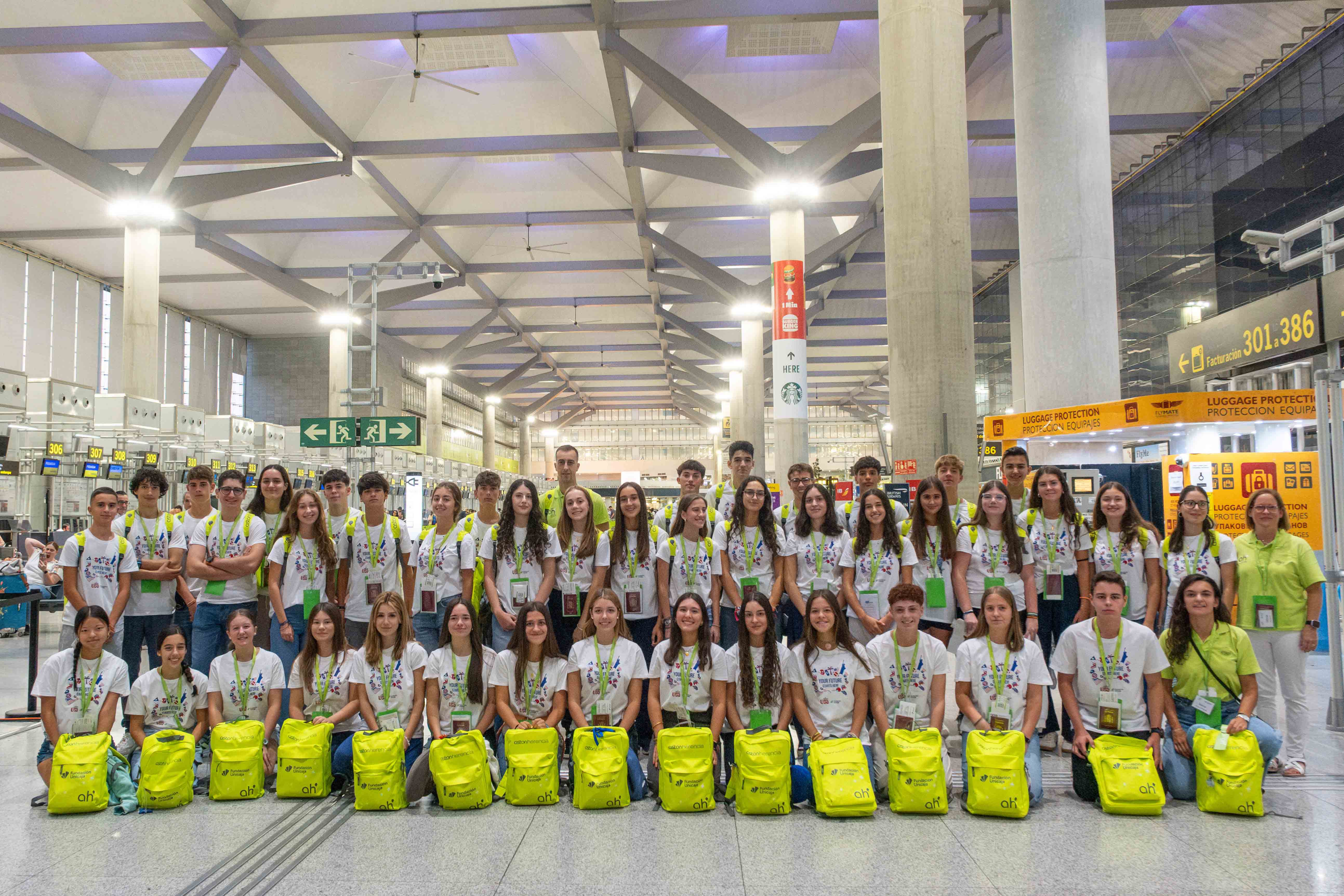 Cerca de un centenar de jóvenes disfrutarán de una estancia de tres semanas en Estados Unidos con las Becas USA de la Fundación Unicaja Cerca de un centenar de jóvenes disfrutarán de una estancia de tres semanas en Estados Unidos con las Becas USA de la Fundación Unicaja