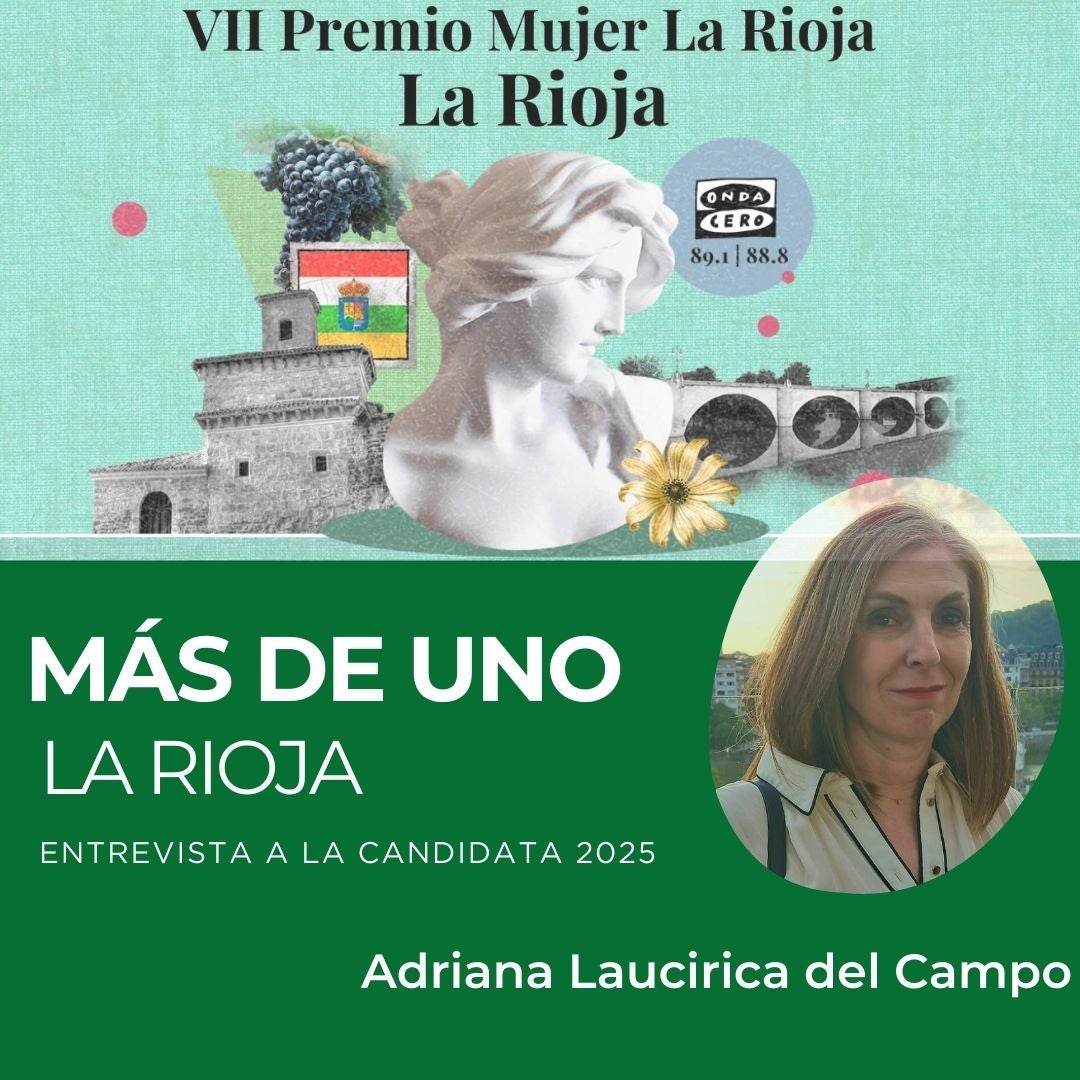 Premio Mujer La Rioja 2025, candidata Adriana Laucirica del Campo Premio Mujer La Rioja 2025, candidata Adriana Laucirica del Campo