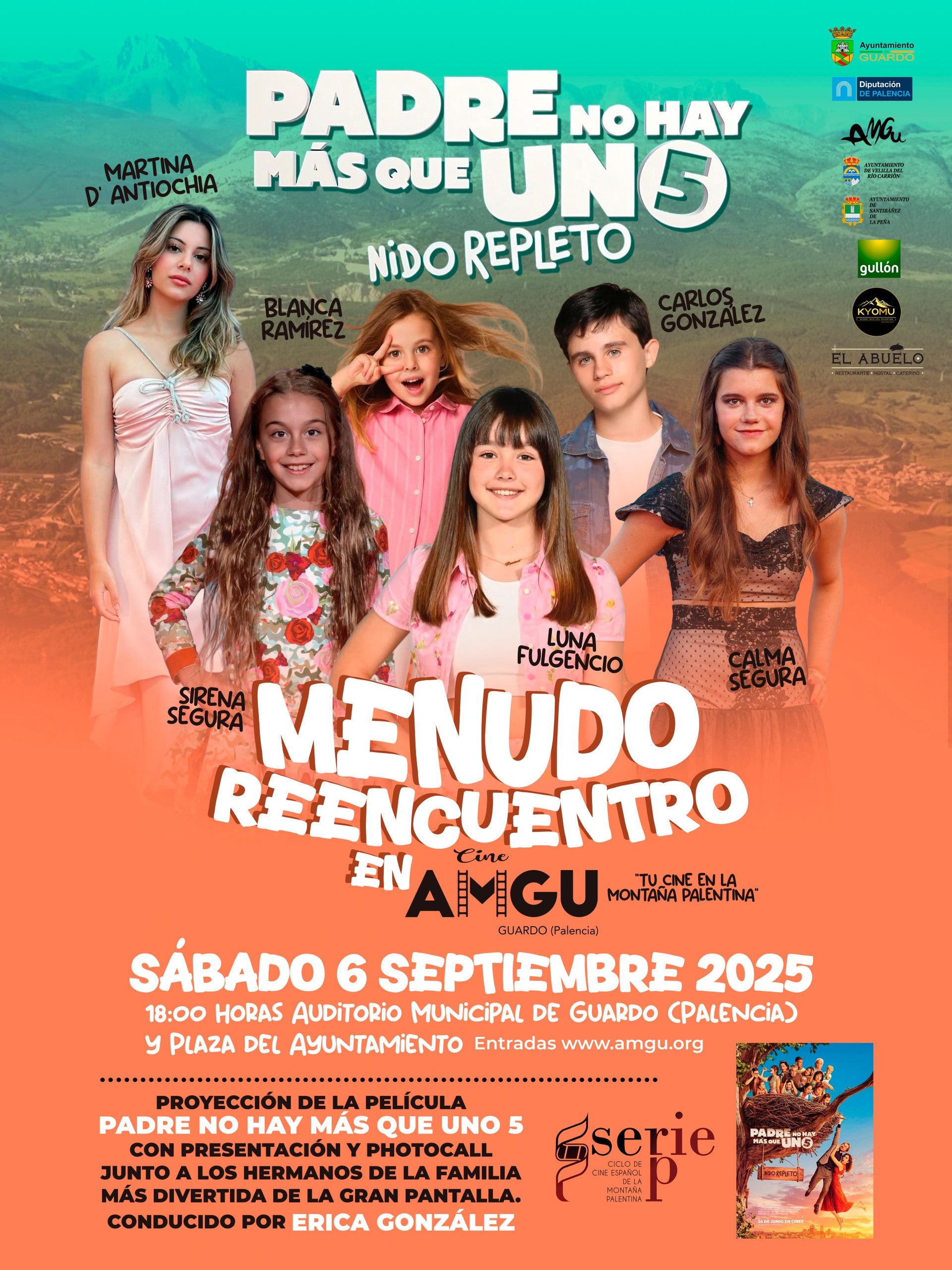El elenco infantil al completo de ‘Padre no hay más que uno’, con AMGu en Guardo El elenco infantil al completo de ‘Padre no hay más que uno’, con AMGu en Guardo