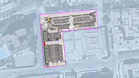Plano del nuevo aparcamiento Plano del nuevo aparcamiento