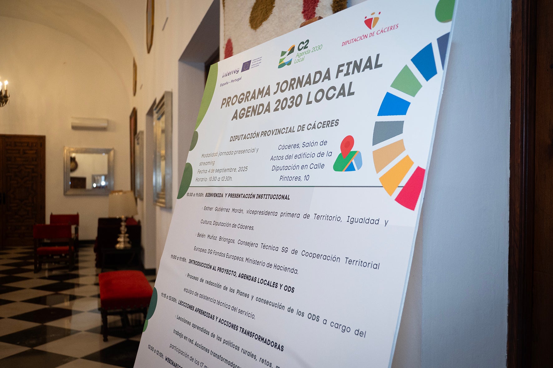 Diputación de Cáceres reúne a los municipios del proyecto europeo POCTEP para hacerles entrega de su Plan de Acción ODs municipal Diputación de Cáceres reúne a los municipios del proyecto europeo POCTEP para hacerles entrega de su Plan de Acción ODs municipal