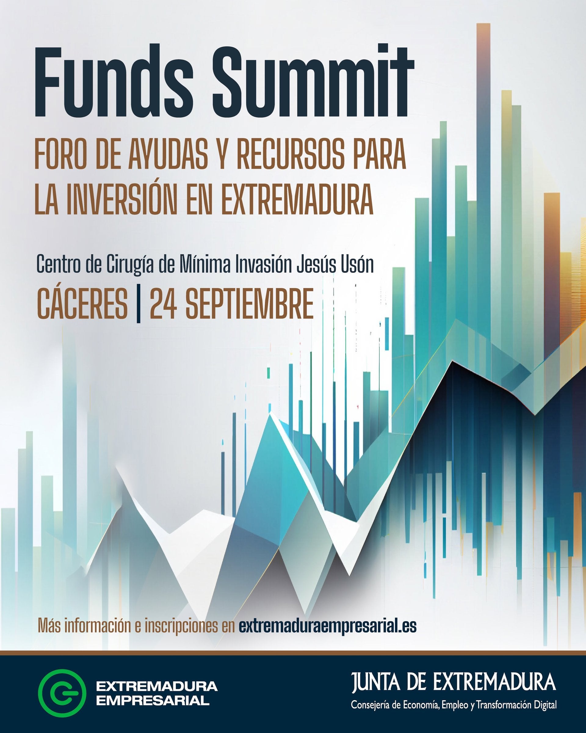 Funds Summit presentará en Cáceres el 24 de septiembre las novedades sobre ayudas para empresas y autónomos extremeños Funds Summit presentará en Cáceres el 24 de septiembre las novedades sobre ayudas para empresas y autónomos extremeños