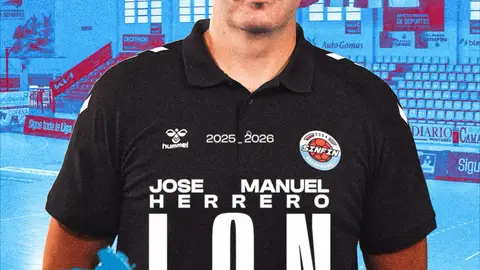 Herrero Lon - entrenador del Sinfín Herrero Lon - entrenador del Sinfín
