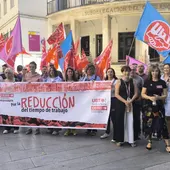Concentración de UGT y CCOO frente a la Subdelegación del Gobierno en Ciudad Real Concentración de UGT y CCOO frente a la Subdelegación del Gobierno en Ciudad Real