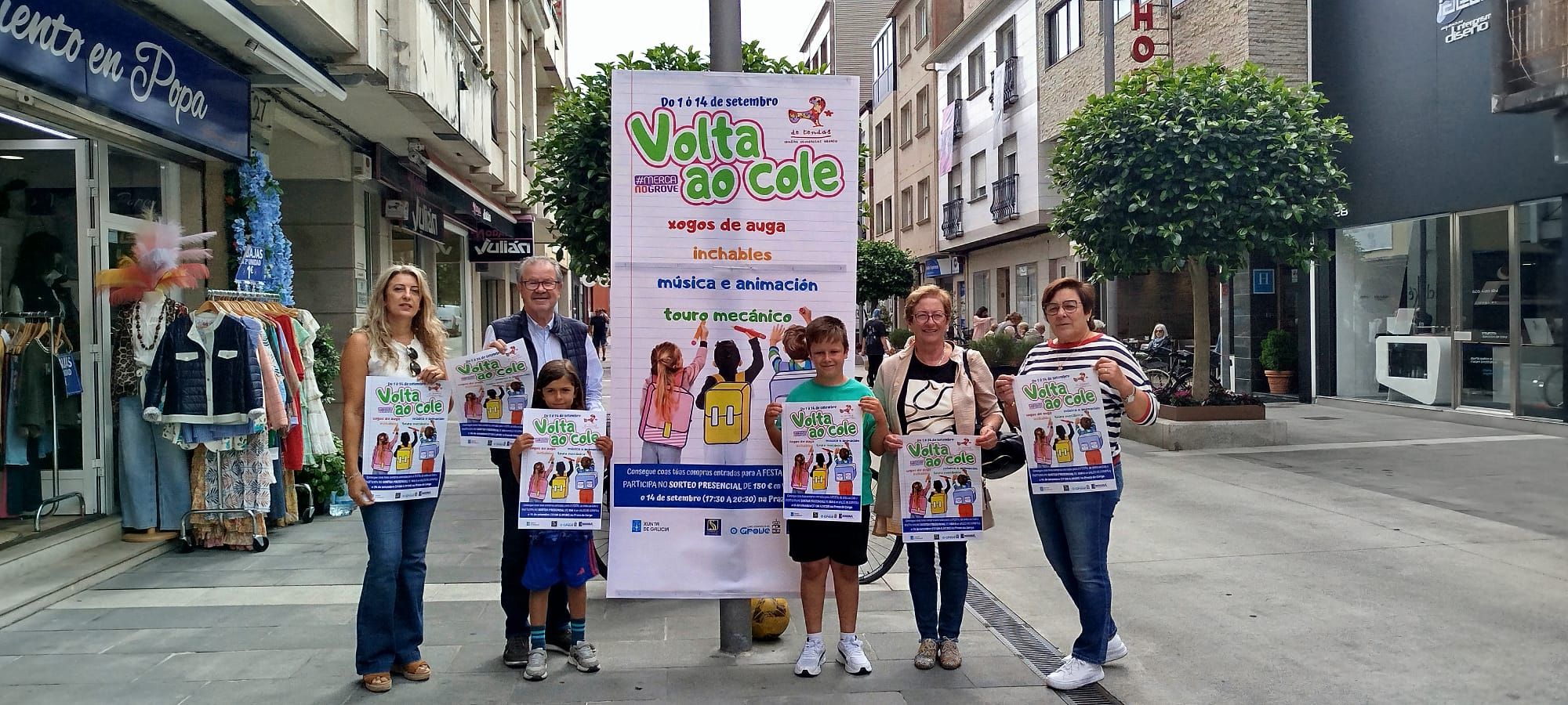 Emgrobes celebra a “Volta ao Cole” con premios e unha festa infantil en O Grove Emgrobes celebra a “Volta ao Cole” con premios e unha festa infantil en O Grove