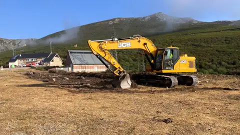 Construcción del nuevo área de autocaravanas en Alto Campoo Construcción del nuevo área de autocaravanas en Alto Campoo Brañosera