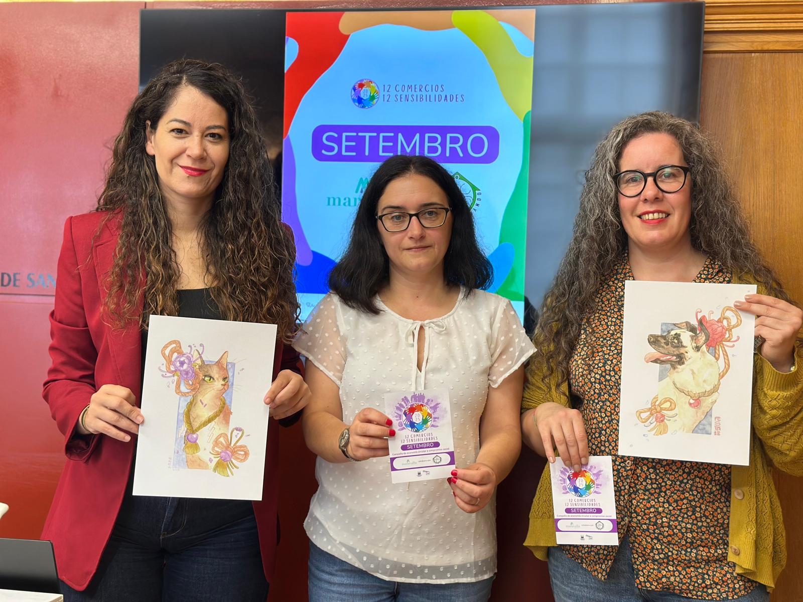 La campaña "12 Comercios, 12 Sensibilidades" en Santiago da visibilidad al trabajo del Refuxio de Bando La campaña "12 Comercios, 12 Sensibilidades" en Santiago da visibilidad al trabajo del Refuxio de Bando