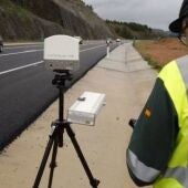 Control de velocidad de la Guardia Civil de Tráfico
