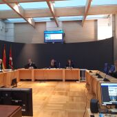 Sala de la Audiencia Provincial de Gipuzkoa en la que se ha celebrado el juicio 