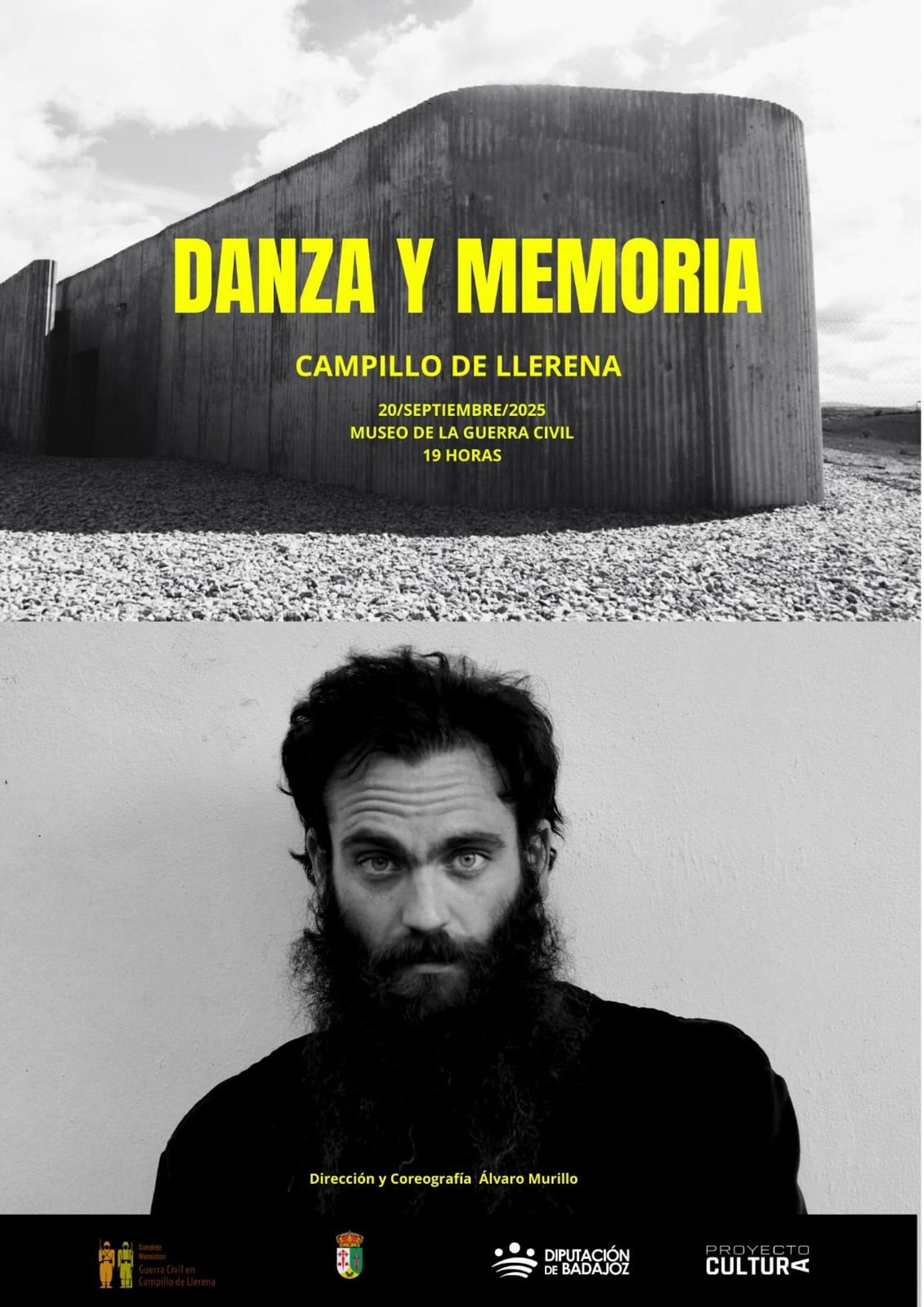 El Museo de la Guerra Civil de Campillo de Llerena estrena el próximo 20 de septiembre la obra 'Danza y Memoria' El Museo de la Guerra Civil de Campillo de Llerena estrena el próximo 20 de septiembre la obra 'Danza y Memoria'