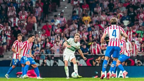 Marc Aguado, en el Atleti-Elche.