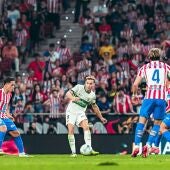 Marc Aguado, en el Atleti-Elche.