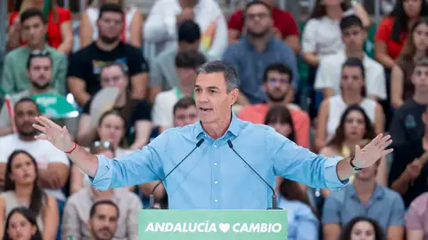 El presidente del Gobierno, Pedro Sánchez, en un acto en Málaga El presidente del Gobierno, Pedro Sánchez, en un acto en Málaga