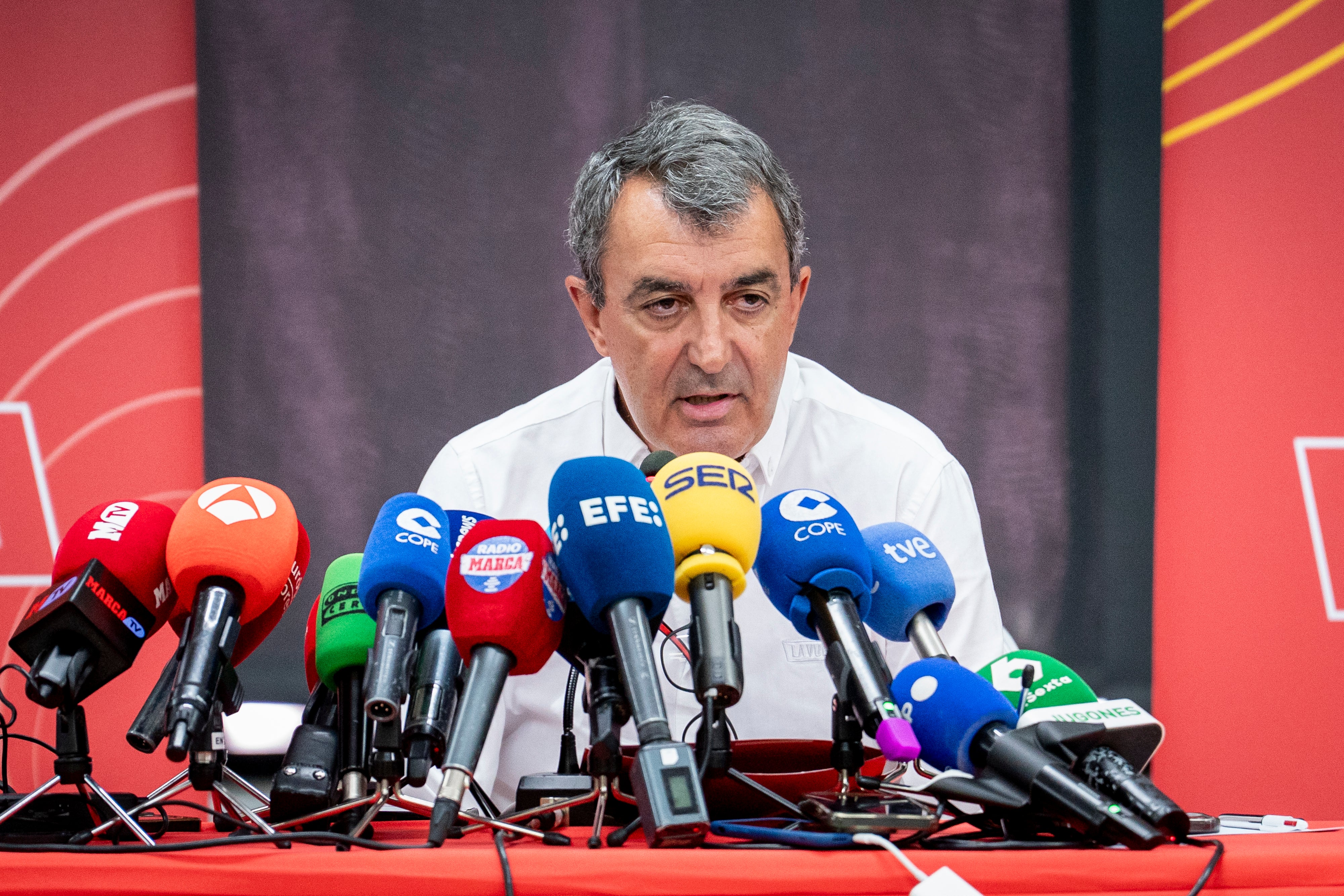 Javier Guillén, director de La Vuelta: "Todo lo que sucedió no tendría que haber sucedido"