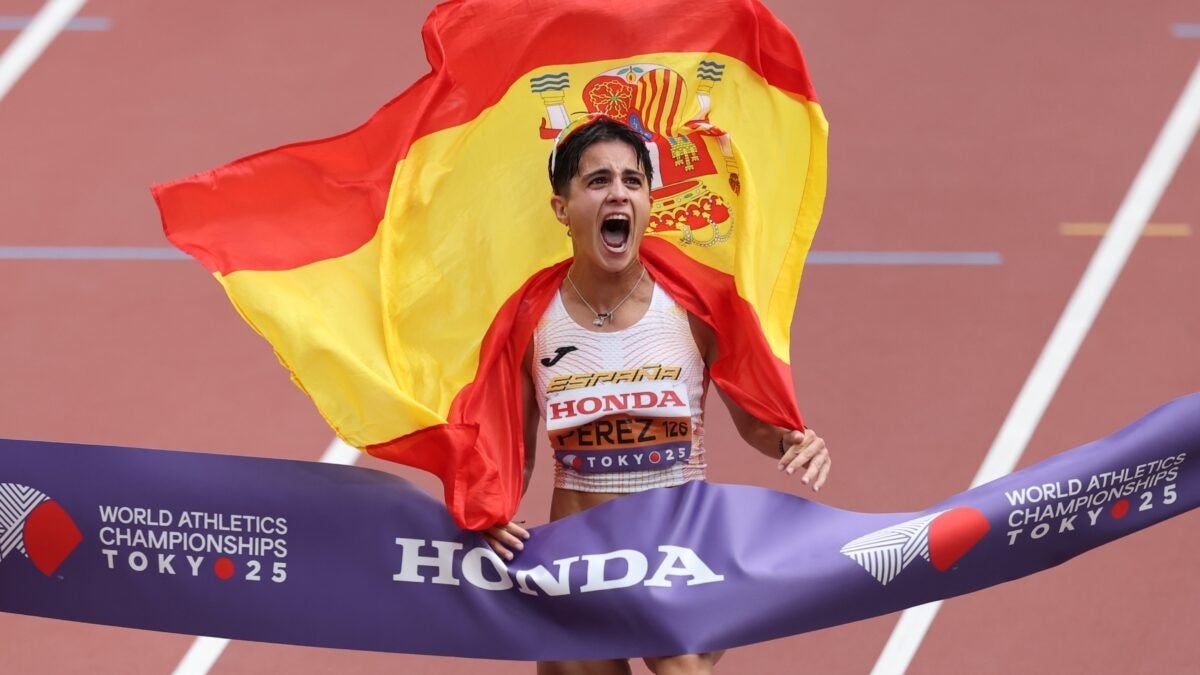 María Pérez, en el Olimpo de la marcha mundial María Pérez, en el Olimpo de la marcha mundial