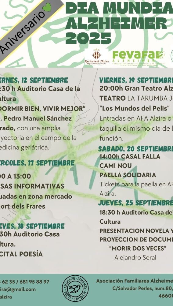Actividades 25 aniversario