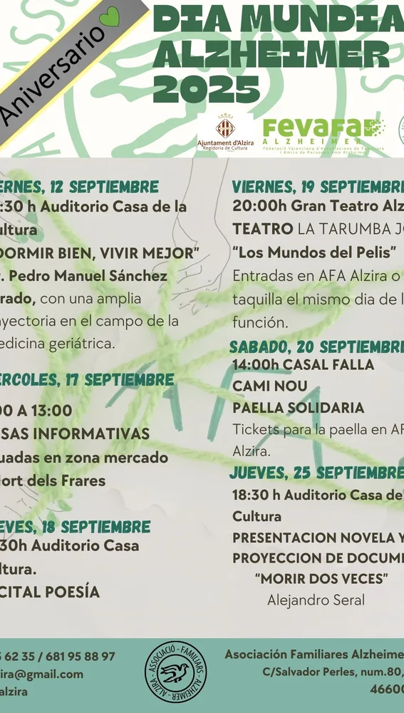 Actividades 25 aniversario Actividades 25 aniversario