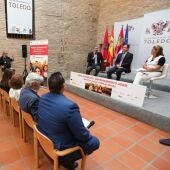 Carlos Velázquez en la presentación de la Feria de Empleo. 