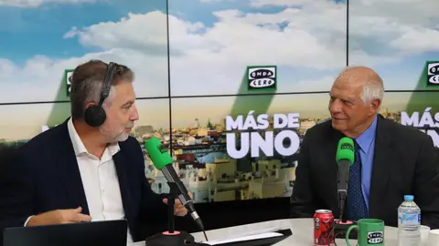 Entrevista con Josep Borrell, en Más de uno Entrevista con Josep Borrell, en Más de uno/ Nerea Pardillo