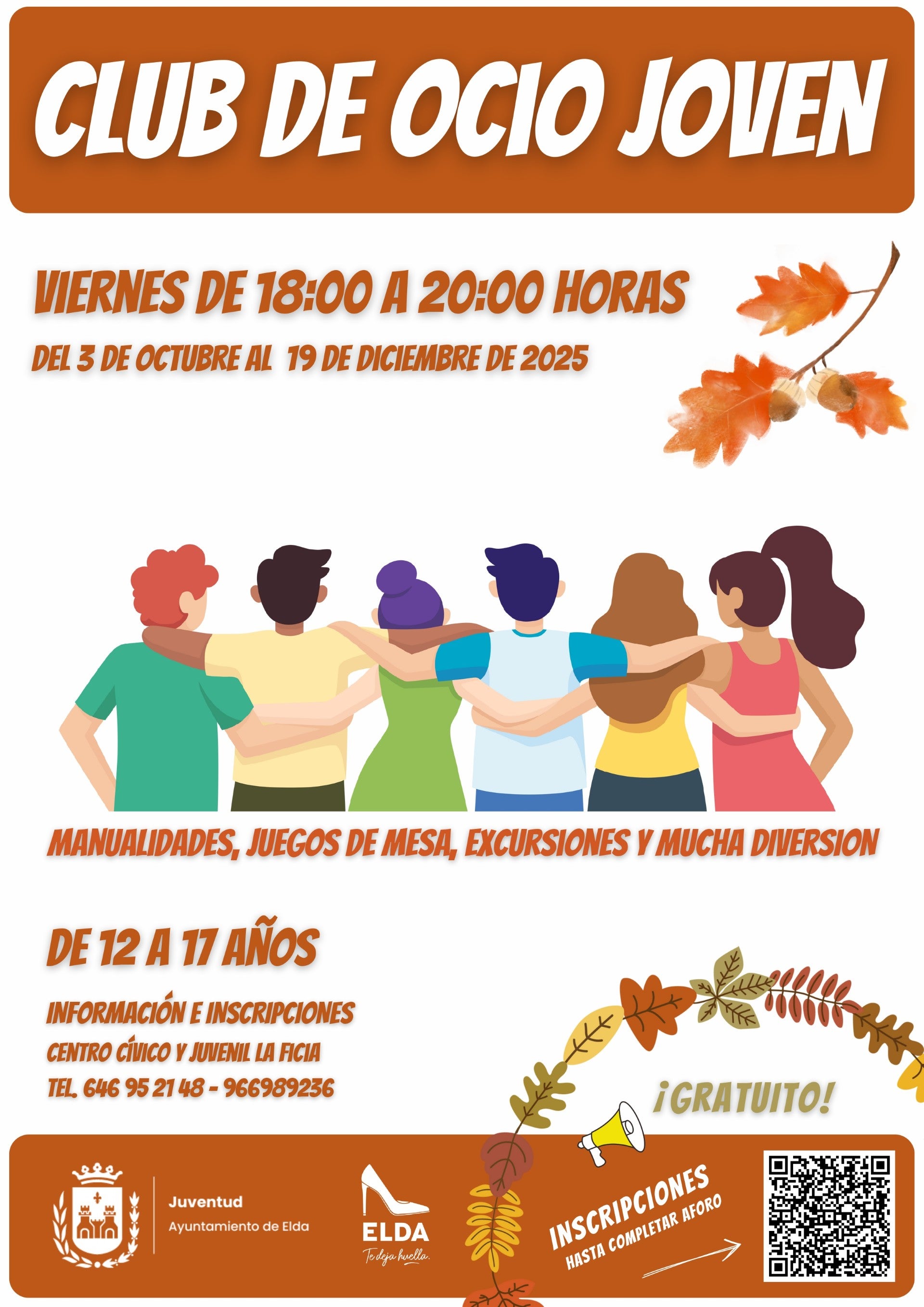 Elda volverá a poner en marcha el Club de Ocio Joven a partir del 3 de octubre Elda volverá a poner en marcha el Club de Ocio Joven a partir del 3 de octubre