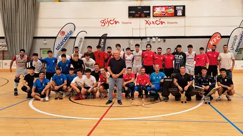 14-9-2025 Imagen de los equipos participantes en el trofeo Villa de Gijñon de hockey 14-9-2025 Imagen de los equipos participantes en el trofeo Villa de Gijñon de hockey