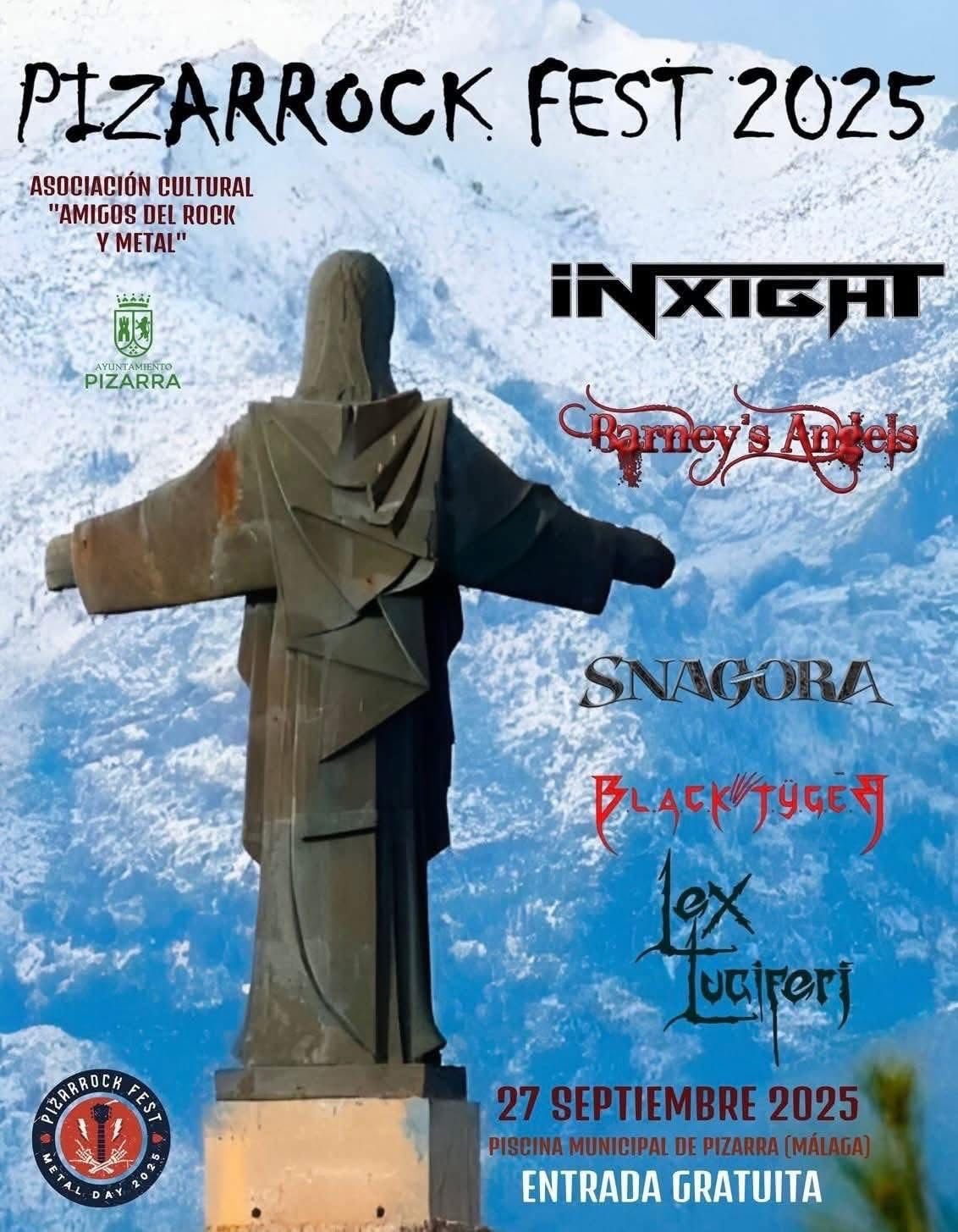 Pizarrock Fest 2025: Pizarra celebra su primer festival de rock y metal Pizarrock Fest 2025: Pizarra celebra su primer festival de rock y metal