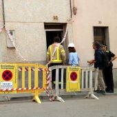 Ensorrament a Sallent: tretze evacuats i dos rescatats en un edifici