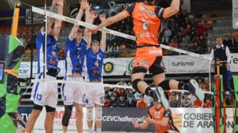 Teruel se prepara para recibir al Maccabi de Tel Aviv en Los Planos VOLEIBOL