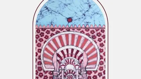 La pintora Rocio Tovar “Volahora” lleva los rincones mas emblemáticos de la provincia al corazón de Indonesia con el arte Batik Pintua
