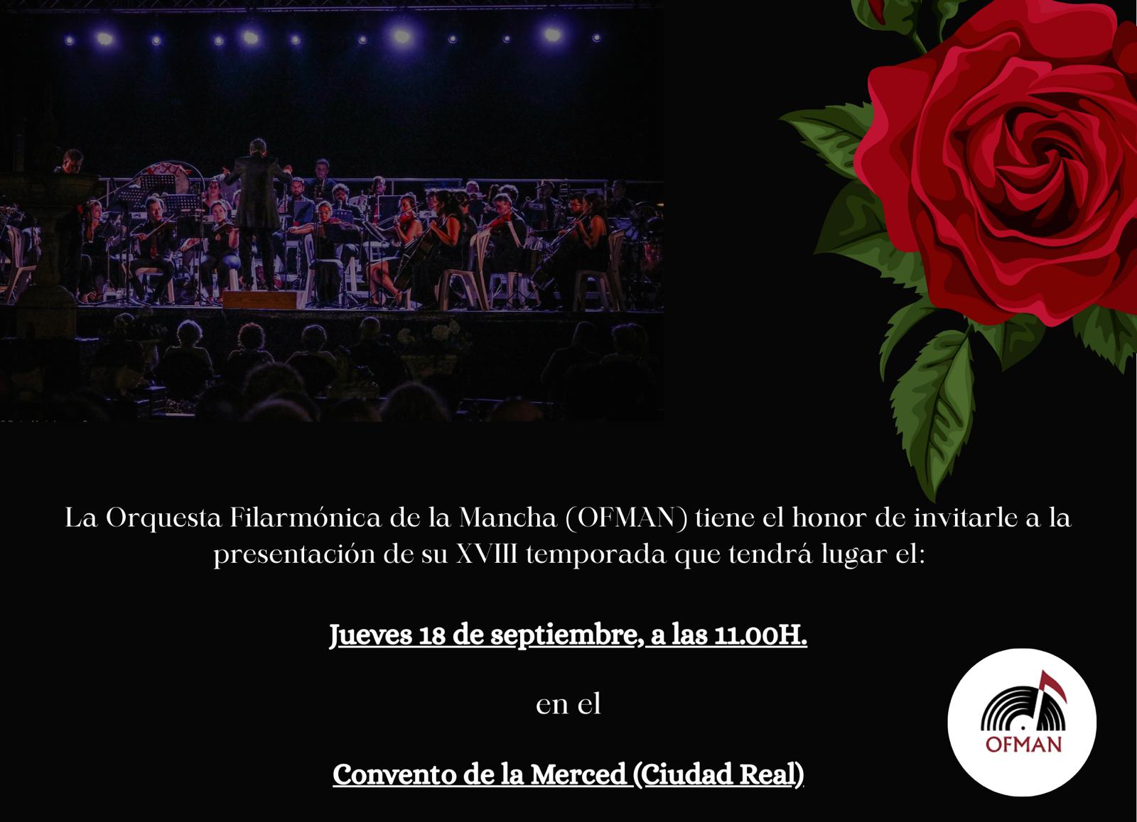 La Ofman presenta su XVIII temporada este jueves en La Merced La Ofman presenta su XVIII temporada este jueves en La Merced