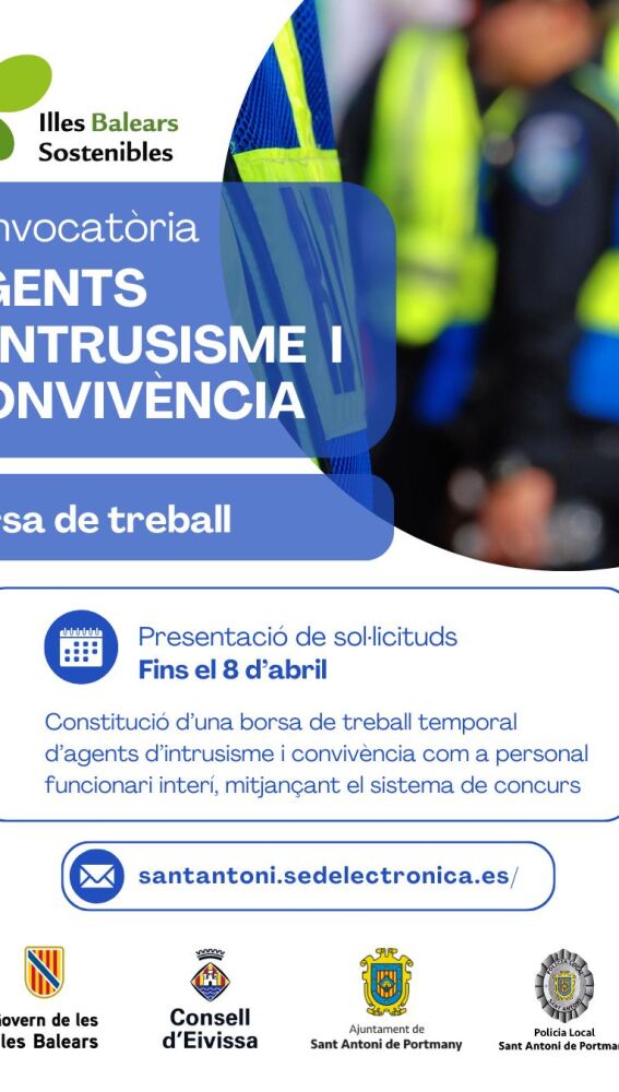 Cartel de la convocatoria de plazas para los agentes