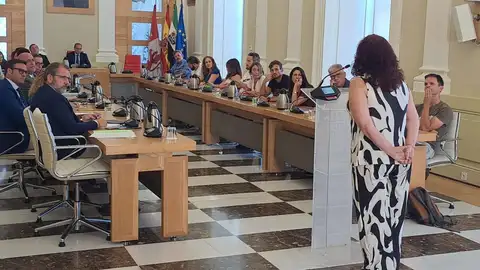 Una vecina del Bloque B de Aldea Moret (Cáceres) denuncia en el pleno municipal la situación insalubre del edificio Una vecina del Bloque B de Aldea Moret (Cáceres) denuncia en el pleno municipal la situación insalubre del edificio