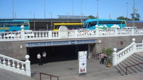 Estaci&oacute;n de guaguas de San Telmo en Las Palmas de Gran Canaria