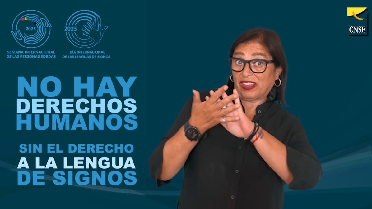 El lema ‘No hay derechos humanos sin el derecho a lengua de signos’ preside la Semana de las Personas Sordas El lema ‘No hay derechos humanos sin el derecho a lengua de signos’ preside la Semana de las Personas Sordas