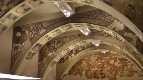 Aragón vuelve a pedir el traslado inmediato de las pinturas de Sijena al detectar humedades Aragón vuelve a pedir el traslado inmediato de las pinturas de Sijena al detectar humedades