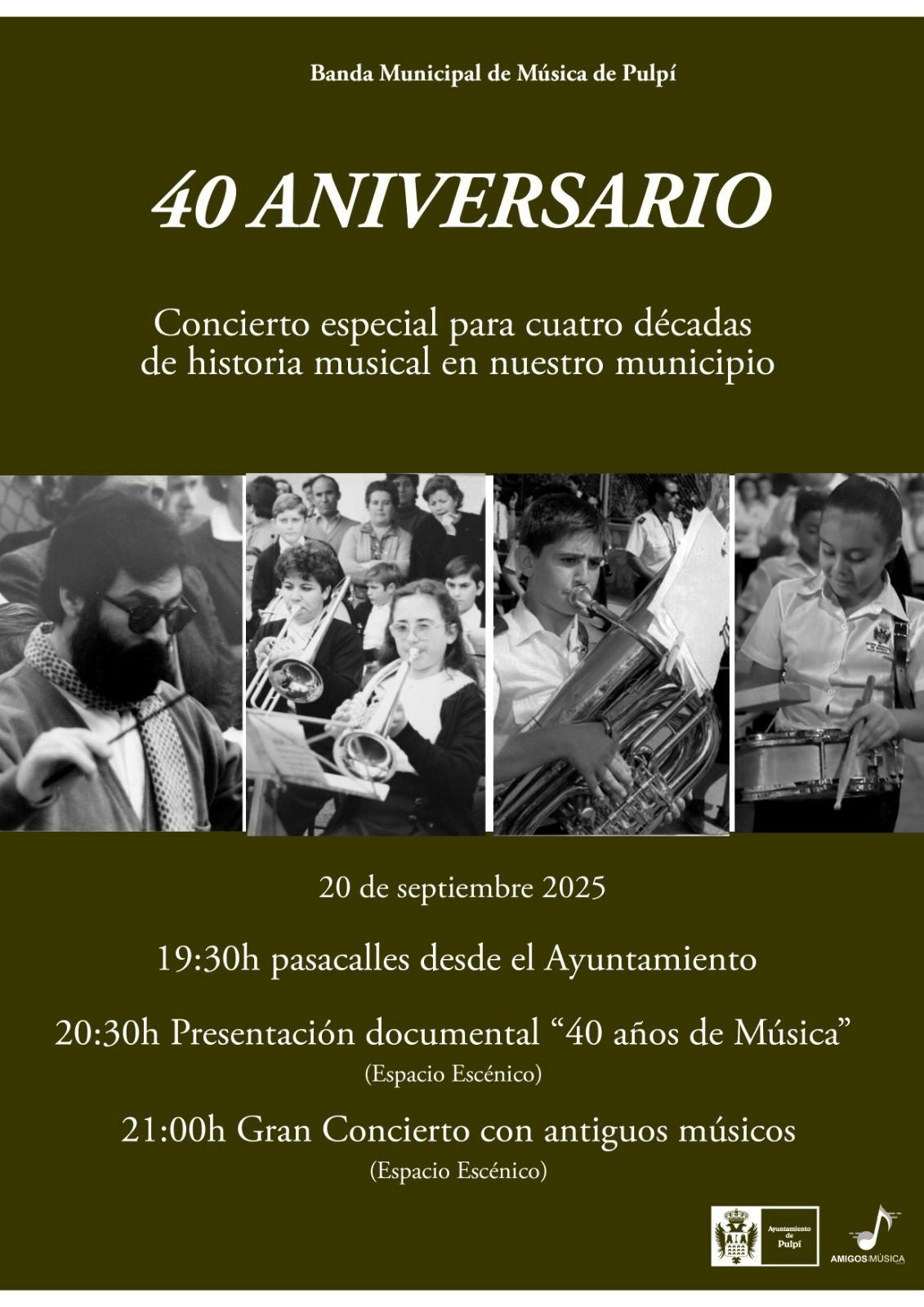 Homenaje a la Banda Municipal de Música de Pulpí en su 40º aniversario Homenaje a la Banda Municipal de Música de Pulpí en su 40º aniversario