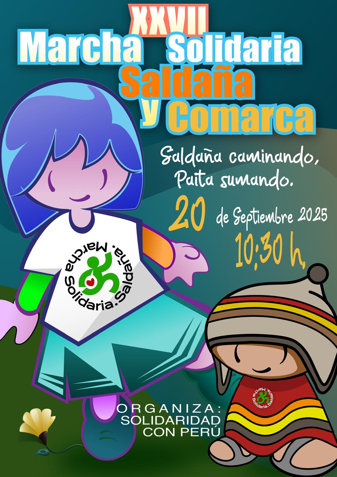 Saldaña acoge la Marcha Solidaria a beneficio de la Misión Regional de Castilla ubicada en Paita (Perú) Saldaña acoge la Marcha Solidaria a beneficio de la Misión Regional de Castilla ubicada en Paita (Perú)