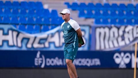 Sergio Pellicer, entrenador del M&aacute;laga CF