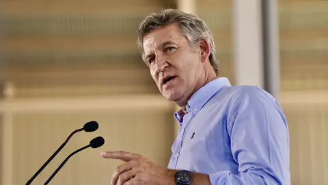 El presidente del Partido Popular, Alberto Núñez Feijóo El presidente del Partido Popular, Alberto Núñez Feijóo/ Álex Zea / Europa Press