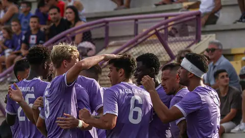 El Athletic Torrellano celebra un gol en el Isabel Fernández. El Athletic Torrellano celebra un gol en el Isabel Fernández.