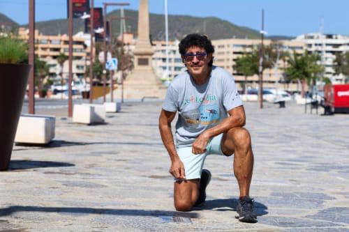 Luis Alberto Tostón: "Es un lujo contar en el Puerto de Ibiza con una huella fósil de ammonites que tiene más de 150 millones de años" Luis Alberto Tostón: "Es un lujo contar en el Puerto de Ibiza con una huella fósil de ammonites que tiene más de 150 millones de años"